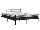 Artiss Bed Frame Double Metal Bed Frames SOL with Mattress MBED-C-SOL-0907-D