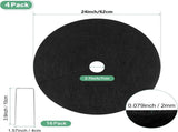 Tutuviw 4 Pack Non-Woven Tree Mulch Ring, Round Mulch Ring Tree Protector Mat with 16 Pcs Garden V1189-WXFWAL-20260319-00122