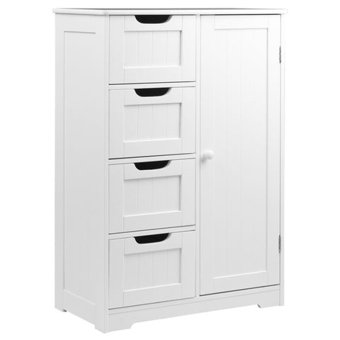 Artiss Bathroom Cabinet Storage Drawers White FURNI-G-BATH-5078-WH