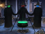 Halloween Decorations Outdoor - Large Witches Cauldron on 54" Tripod Hocus Pocus Candy Bucket, V1107-116-55113