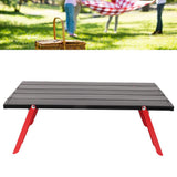 Mini Aluminum Alloy Picnic Table Lightweight Folding Table for Outdoor BBQ Backpacking Camping V1294-YM0901-3111200128211