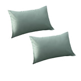 Accessorize Sage 400TC Bamboo Cotton Pair of Standard Pillowcases 48 x 73 + 15cm V442-HIN-PILLOWC-BAMBOOCOTTON-SAGE-ST