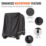 4 Passenger Golf Cart Cover 600D Polyester Waterproof Cover Universal Fits V952-QFBSGEFCZGMD7Y5A6V0