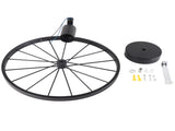 Wall Lamp Decorative Wheel Light Retro Industrial Style Iron for Balcony Corridor Black V1294-YM0715-3119220068211