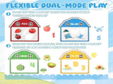 Set of 10 Farm-Themed Color Sorting Magnets Easy-Grip, Drop-Resistant & Fade-Proof, Educational V1366-AZ2-W-15055