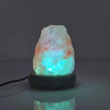 USB Colour Changing Salt Himalayan Lamp - Natural Shape Pink Rock LED Light V238-SUPDZ-43047514438