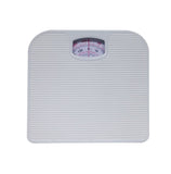 White Classic Mechanical Bathroom Scale - Battery-Free Analog Body Weight Scale with Non-Slip V888-ELOSUNG34199