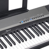 Karrera 88 Keys Electronic Keyboard Piano with Stand Black EKB-CHJ-88-BK