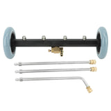 Undercarriage Cleaner Stainless Steel Brass 4000 Psi Undercarriage Cleaner Water Broom 1/4in Quick V1294-YM0703-3111230074211