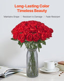 VEVOR 500 Pcs Red Roses Artificial Flowers Realistic Bouquet for Xmas Home Decor V952-RZMGHSHS500PL0LEE001V0