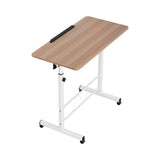 Artiss Laptop Desk Table Adjustable 80CM Light Wood LA-DESK-80T-LW