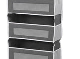 5 Shelf Hanging Closet Organizer Non Woven Fabric Over The Door Storage Bags with 5 5 Mesh V1294-YM0901-3117240298511