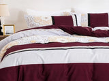 Stripe Catalina Leaf Quilt / Doona / Duvet Cover set V745-AQ081931Q3