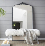 Baroque Tall Black Wall Mirror 168cm V637-20981