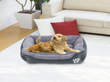 Dog Beds for Small Medium Large Dogs and Cats, Soft Plush Dog Sofa Bed, Washable Pet Bed, Dog Bed V1366-AZ2-W-18356