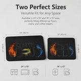 2Pcs Heat Resistant Mat for Air Fryer Deep Fryer Toaster Oven, Hot Pads for Kitchen Heat Resistant V1192-AZ-W-17943