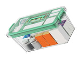 Portable Medicine Box Multilayer Large Capacity Emergency First Aid Kit Box with Handle for Home V1294-YM0901-3117240230611