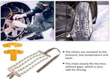 SUV and truck wheels winter snow tire chain 235mm-285mm anti slip ice traction belt wheel with V1366-AZ2-W-13421