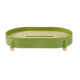 Tea Tray Simple Double Layer Pure Color Uniform Draining Holes Detachable Design Plastic Tea Tray V1294-YM0716-3118220141411