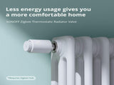 Thermostatic Radiator Valve, Smart Thermostatic Radiator supports App remote control and timing,3.0 V1192-AZ-W-17070