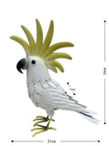 Metal Cockatoo Ornament 34cm V637-71654COC