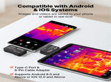 Thermal Imaging Camera for Android & iOS, 512 x 384 Super Resolution, 25HZ Refresh Rate Infrared V952-KDSRCXY256197A8E3001V9