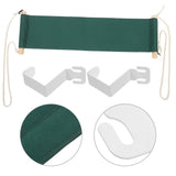 Adjustable Office Foot Hammock Dark Green Portable Under Desk Foot Rest for Comfortable Relaxation V1369-AZ3-W-13331