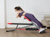 Multi-Functional Weight Bench for Full Body Workout, Roman Chair Hyperextension Bench, 660 lbs V952-ZDKLMYSSJX660SMI2V0