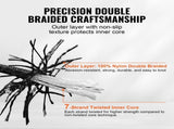 Braided Nylon Rope, 5 mm x 304.8 m, 32 Strands, 3.20kN Breaking Strength Outdoor Climbing Rope, V952-HCCLSNL316INDUEVBV0