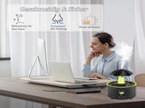 Aromatherapy Humidifier - Umbrella Humidifier - 300ml Rotating Humidifier for Bedroom with Remote V1188-MS-313-0619