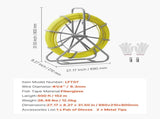 Fish Tape Fiberglass, 152M 6.3MM, Duct Rodder Fishtape Wire Puller Stand, Cable Running Rod V952-ZJKYDBLXW14IQ3YP7001V0
