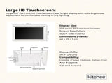 Kitchee Digital Calendar Smart Family Planner - 39.5cm Touchscreen Display White V238-SUPDZ-41416477802576