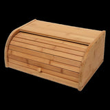 Bamboo Bread Bin Storage Box Kitchen Loaf Pastry Container V63-837721
