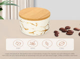 Portable Ceramic Canister with Cover for Coffee Storage and Kitchen Organization V1370-AZ4-09704