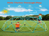 Climbing Dome, 305cm Geometric Dome Climber for Kids, 453kg Loading Jungle Gym Playground with V952-JHPDZJ10FTLQ8X834001V0