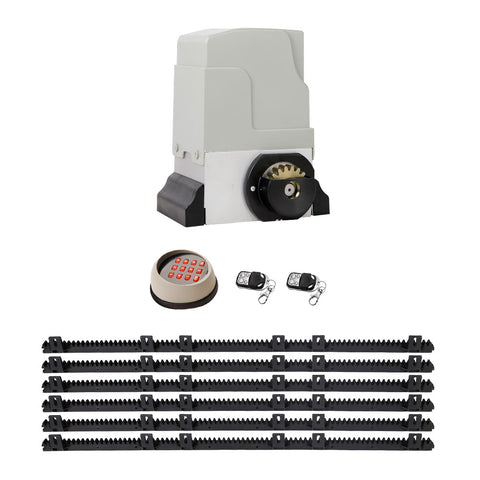 Lockmaster Automatic Sliding Gate Opener Kit Keypad 6M 1800KG GO-SGO-DSR1800-AC-172-RX3