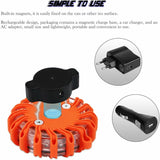 Aozbz Safety LED ROad Signal Light With 9 Flashing Modes For Cars, Caravans, Boats, Bikes, V1188-MS-227-0697