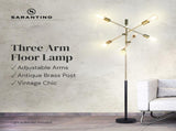 Sarantino 6-Light Metal Sputnik Floor Lamp LMP-MLM-50224-03