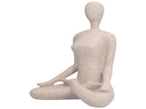 Yoga Pose Statue Nordic Sandstone Resin Yoga Pose Figurines Collectible Decoration Gifts for Home V1294-YM0714-3115210193511