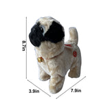 Simulation Dog Toy, Lifelike Stuffed Interactive Pet Toy, Stuffed Animals Electronic Puppy with V1189-WXFWAL-20260319-00774