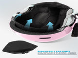 OutdoorMaster Children's Ski Helmet, Snowboard Helmet for Boys & Girls, Robust PC Shell & EPS Foam, V1168-KID-SKI202-PI-S