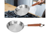 Stainless Steel Frying Pan, Non-Stick Egg Fryer for Household & Restaurant, 4.7 Inch V1263-JX-2984