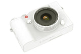 4K Digital Camera 64MP Vlogging Camera with 180-degree Flip Screen 16X Digital Zoom -White V1263-JX-7681