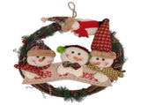Christmas Wreath Fadeless Durable Joyful Vibes Rich Bright Colors Grapevine Wreath for Door Window V1294-YM0512-3115220135111