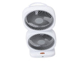 Double Layer Tower Fan 5 Speeds Rechargeable Portable Small Oscillating Table Fan for Home Camping V1294-YM0901-3113240209711
