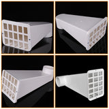White Water Diverter Downspout Adapter with Full Fittings for Quick and Easy Installation Gutters V1369-AZ3-W-19333