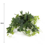 Artificial Nearly Natural Draping Hanging Dense Ivy Bush 90cm V637-DP75189