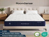 RoomSense Queen, 26cm Orthopedic Firm for Back Pain Relief, Pocket Spring Hybrid XFKF-MA-1772-26-Q