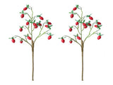 2 PCS Artificial Fruits 26 Inch Long Stems Fake Cherry Tomatoes Branches Farmhouse Vegetable V1294-YM0901-240806HL03-2