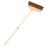 Reusable Wood Handle Broom Designed for Sweeping Under Cabinets and Tight Corners V1192-AZ-W-27479